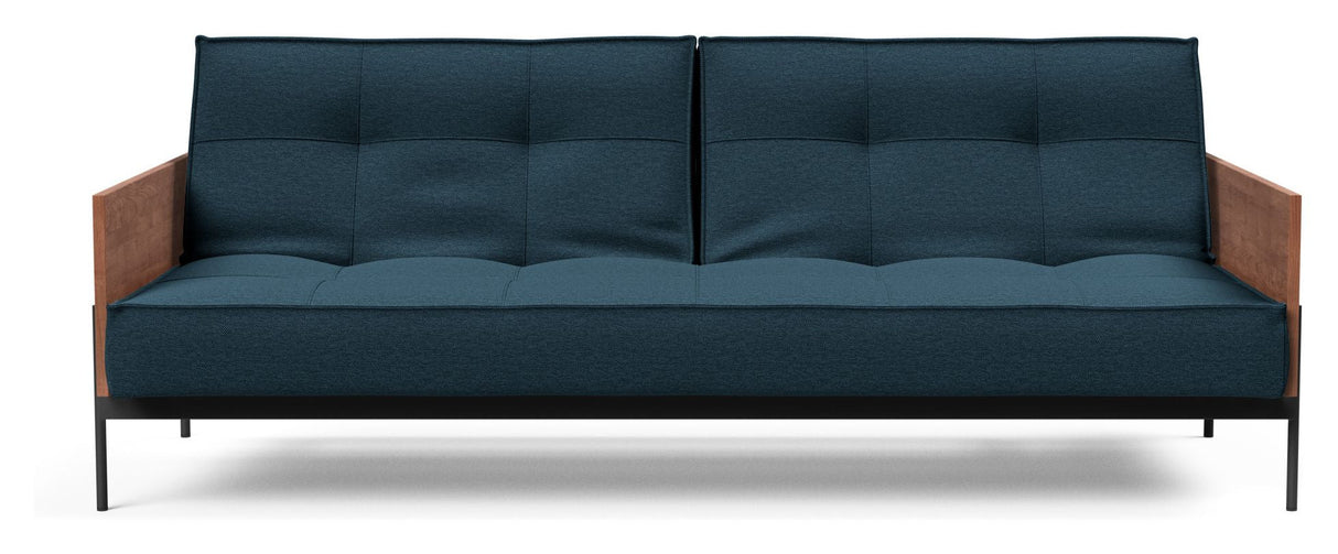 Splitback Lauge Sofa Bed, Argus/Navy Blue