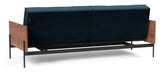 Splitback Lauge Sofa Bed, Argus/Navy Blue