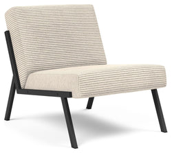 Vikko Lounge Chair, Beige Bouclé