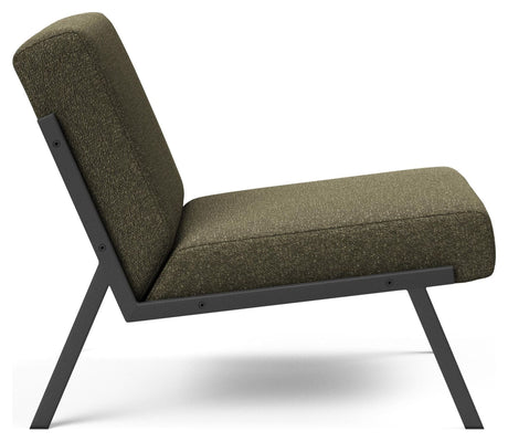 Vikko Lounge Chair, Bouclé/Forest Green