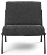 Vikko Lounge Chair, Bouclé/Charcoal