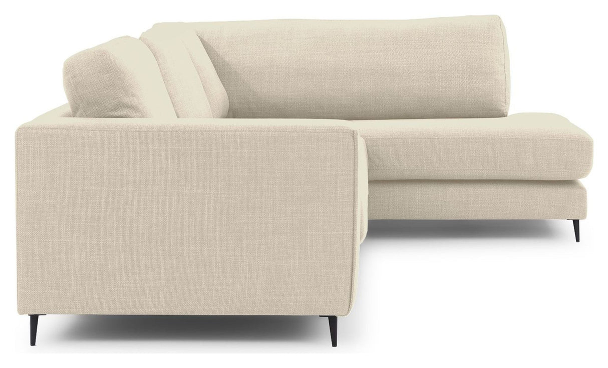 Bernadotte soffa w. Chaise Longue 3-sits öppen höger, beige