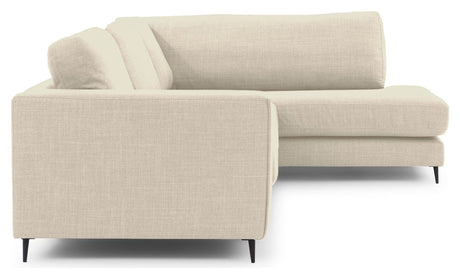 Bernadotte Soffa m. schäslong 3-sits öppen höger, Beige 