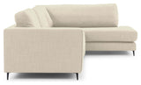 Bernadotte soffa w. Chaise Longue 3,5-sits. Öppna höger, beige