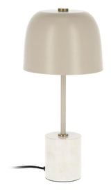 Alish bordslampa med marmor beige