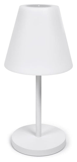 Amaray utomhusbordslampa, stål/vit finish