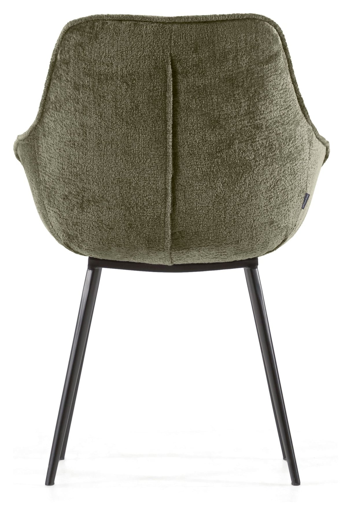 Amira Dining Chair, Dark Green Velvet Chenille