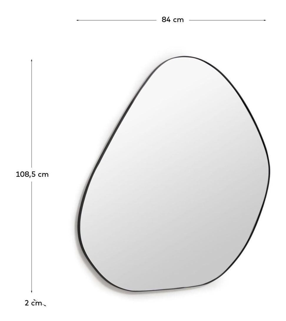 Anera Mirror 84x108.5 - Svart