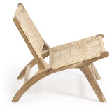 Kave Home Beida lounge stol - solid teak