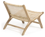 Kave Home Beida lounge stol - solid teak