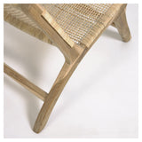 Kave Home Beida lounge stol - solid teak