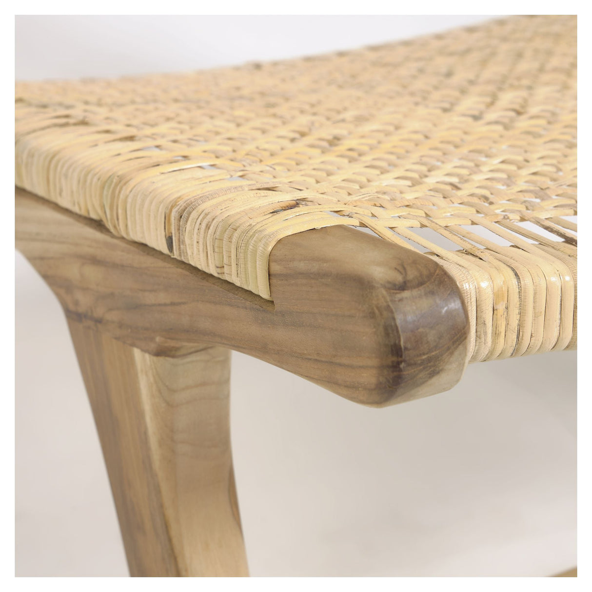 Kave Home Beida lounge stol - solid teak