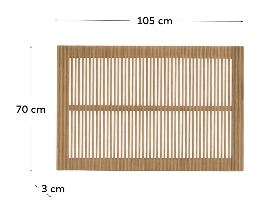 Beyla Bedboard för 90 cm säng - Ash