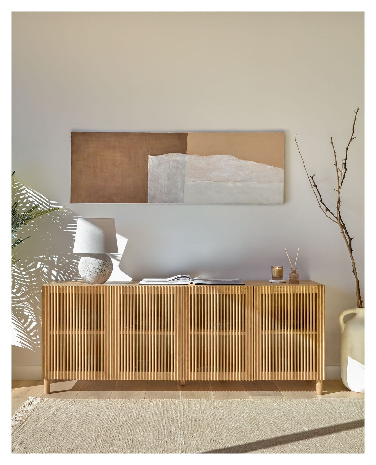 Beyla Sideboard, 180x70, ek/faner