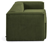 Block 2-Pers. Soffa, B210, Green Velvet