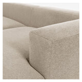 Block 3-sits soffa w. Höger schäslong - beige