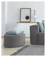 Block 3 -sits soffa - Dark Grey Velvet