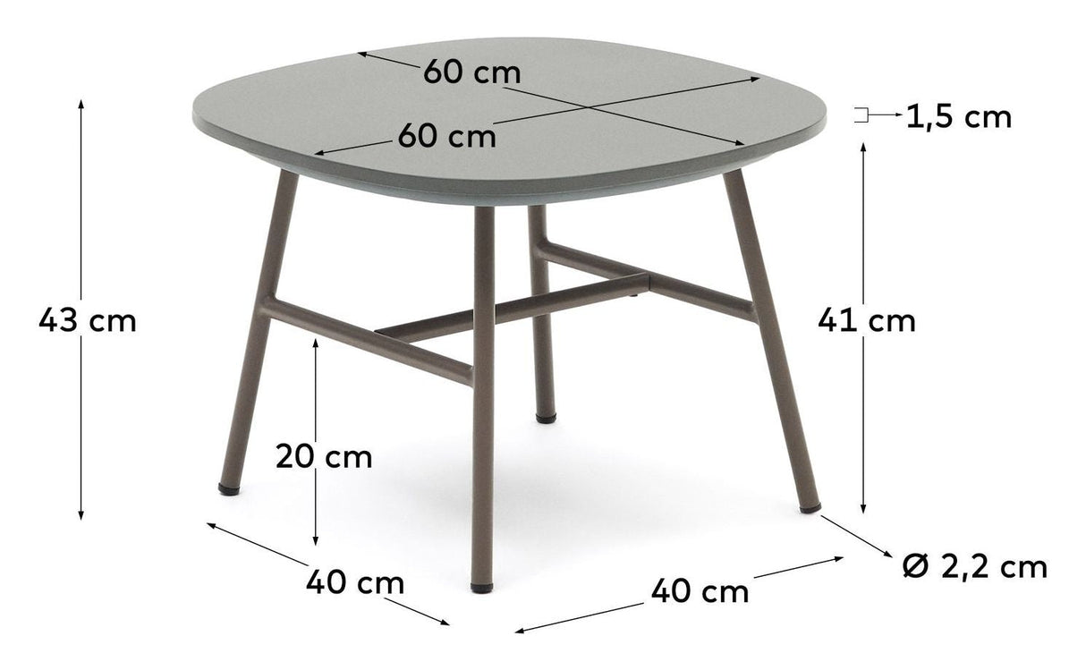 Bramant skänk, taupe, 60x60