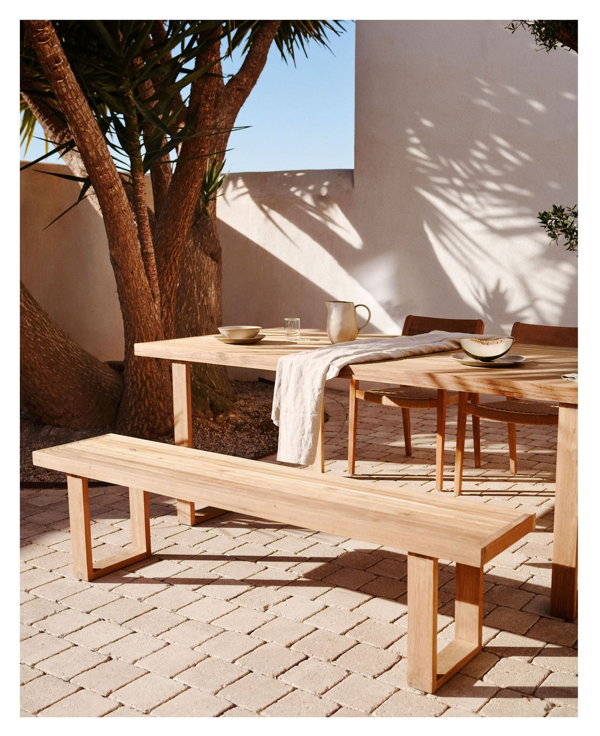 Canadell Bench, Nature Teak, f: 170