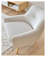 Candela Lounge Chair, Grey Fleece