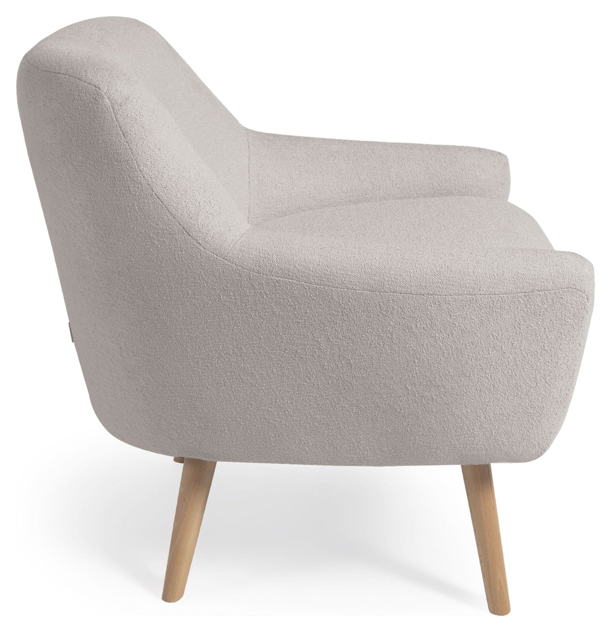 Candela Lounge Chair, Grey Fleece