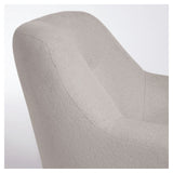 Candela Lounge Chair, Grey Fleece