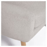 Candela Lounge Chair, Grey Fleece