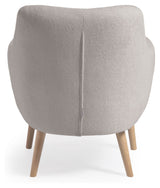 Candela Lounge Chair, Grey Fleece