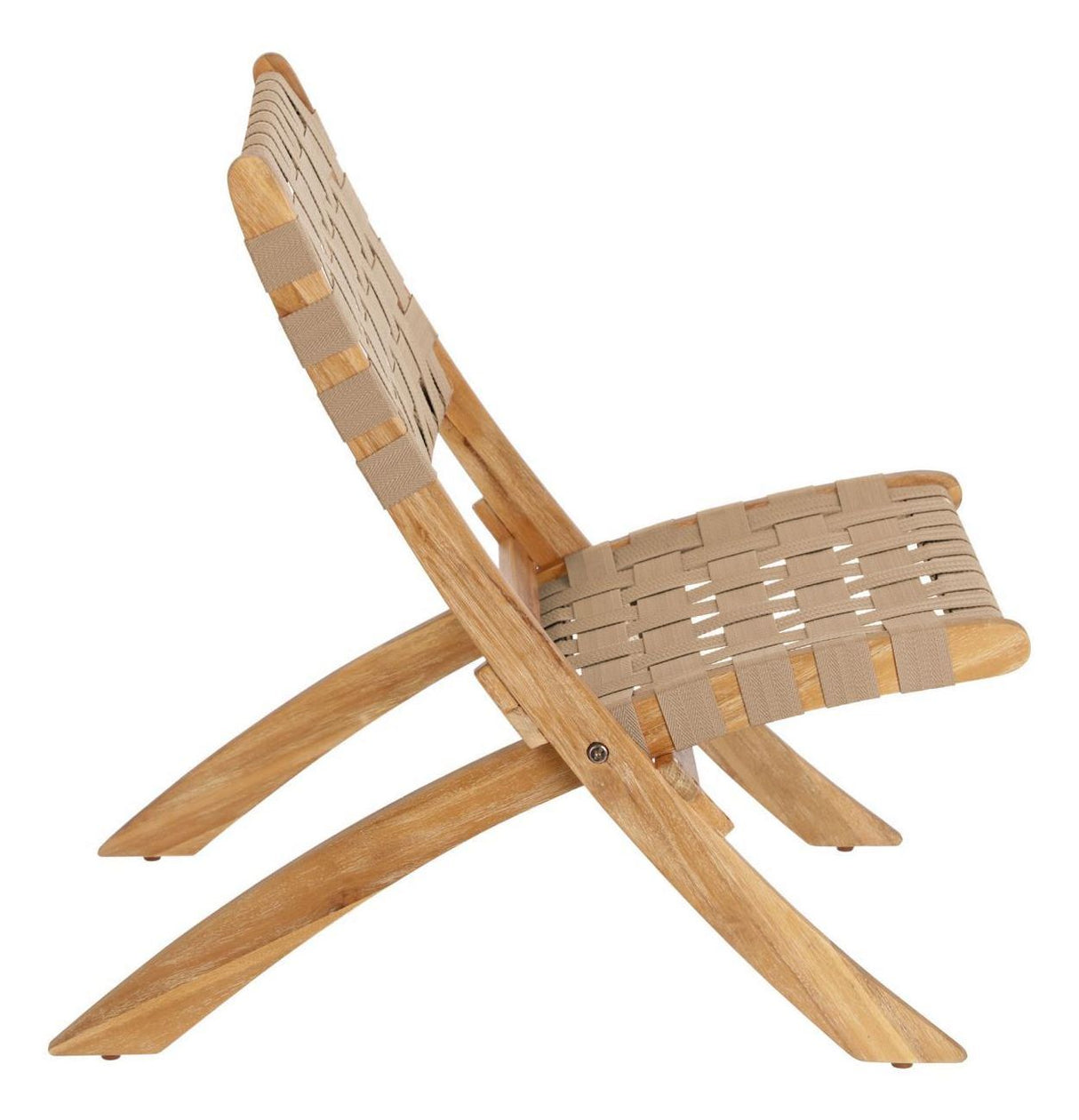 Chabeli Lounge Chair Acacia/Beige