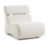 Club Lounge -stol med nackstöd, beige