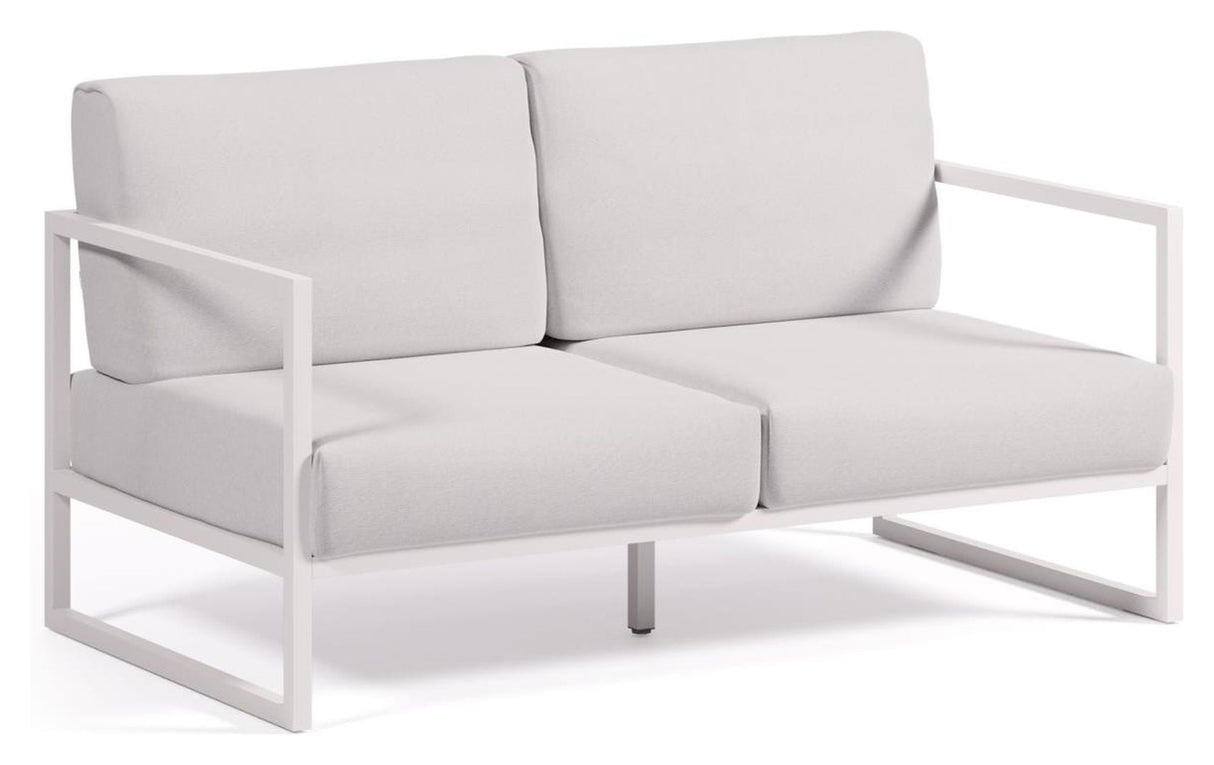 Comova 2-Pers. Lounge soffa 152 cm, vit/vit aluminium