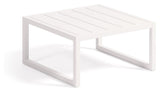 Comova Lounge Table 60x60, White Aluminium