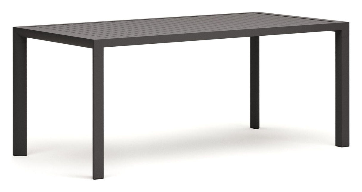 Culip Garden Table, Grey Alu, 180x90