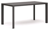 Culip Garden Table, Grey Alu, 75x77x150