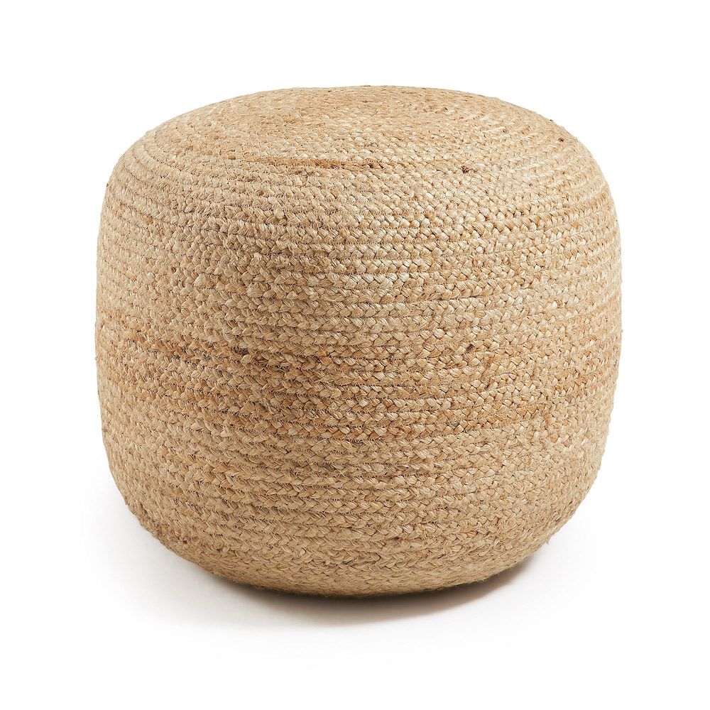 Dopp pouf beige jute