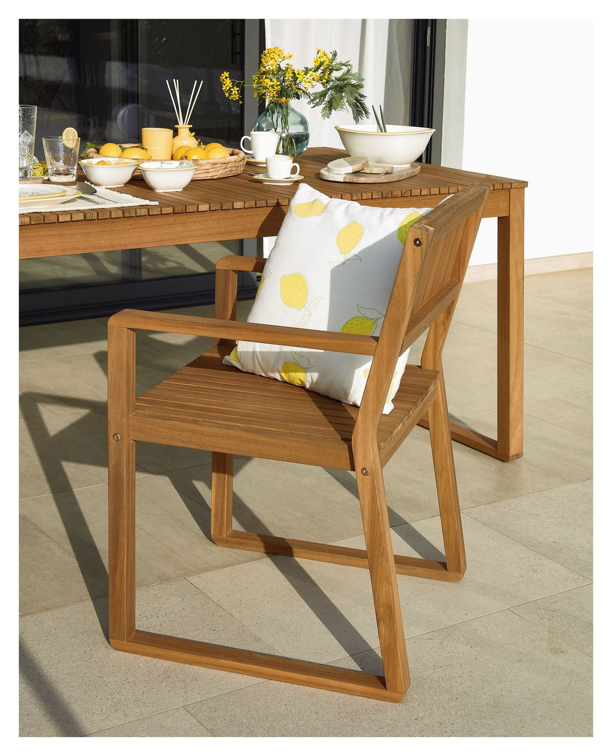 Emili Garden Chair Solid Acacia