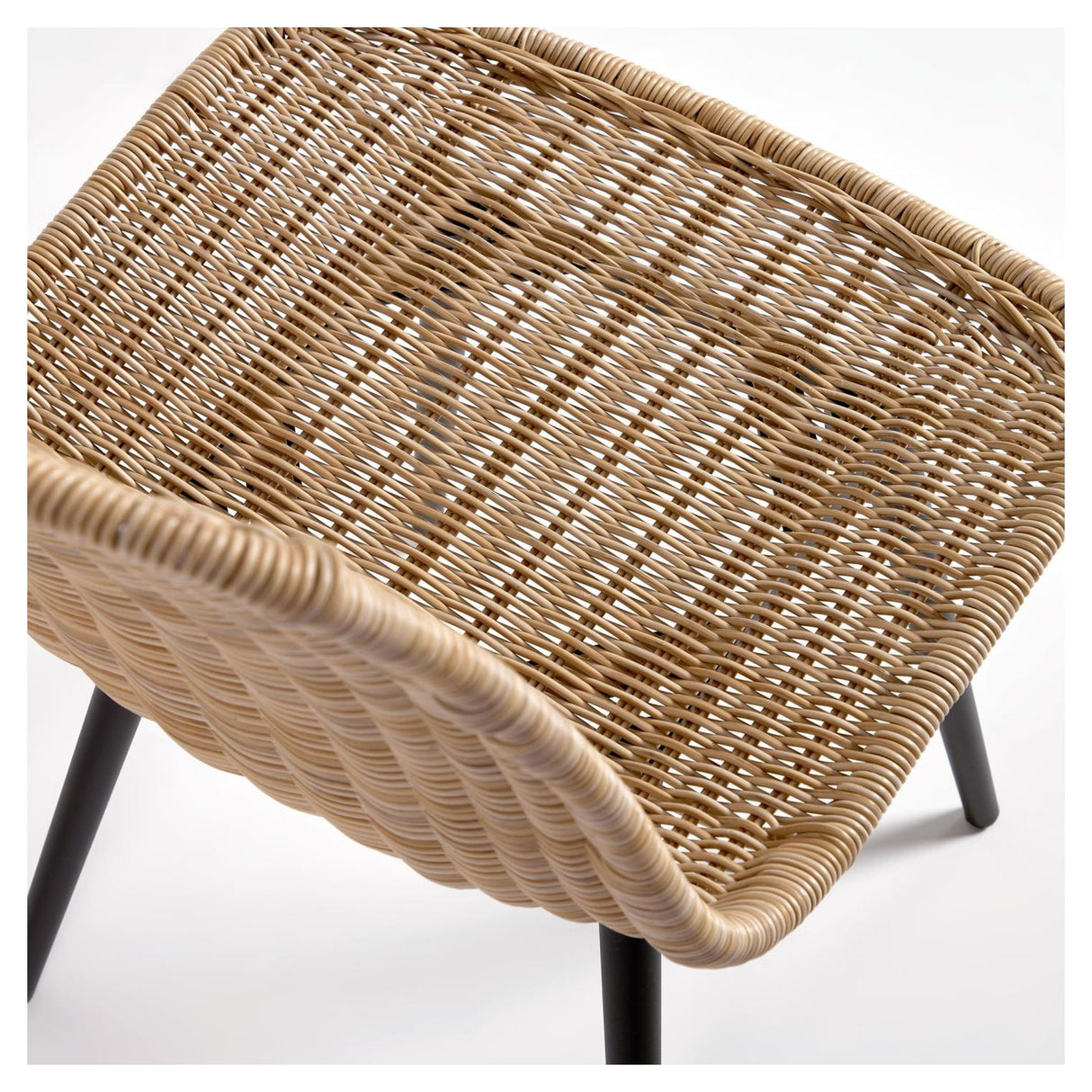 Lika trädgårdsstol, polyrattan/aluminium