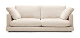 Gala 3-sits soffa, beige chenille tyg