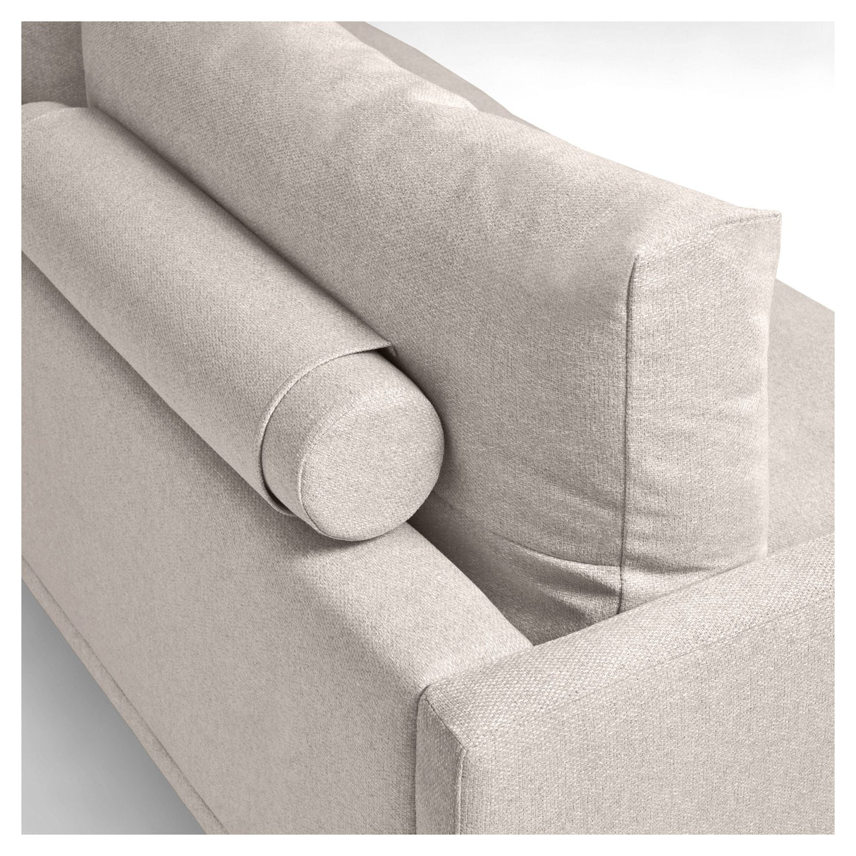 Galene 3-Pers. Corner Soffa, 207x267, Beige Chenille