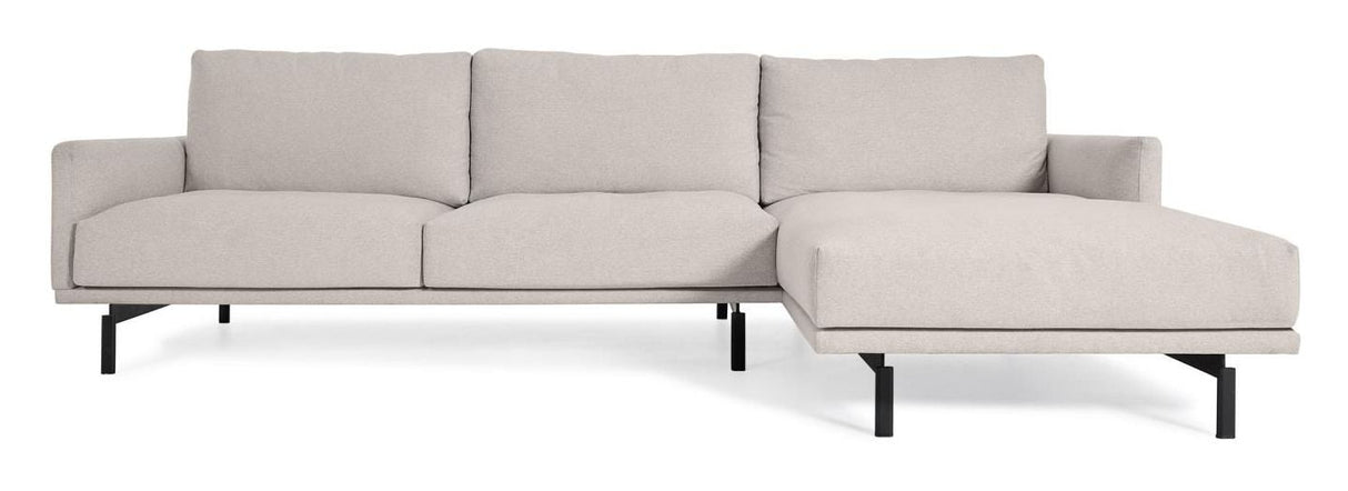 Galene 4 -sits soffa med höger schäslong - beige