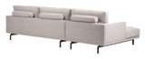 Galene 4 -sits soffa med vänster schäslong - beige