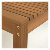 Hanzel Garden Table Solid Acacia, 180x90