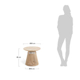 Ine Side Table Ø50 Teak