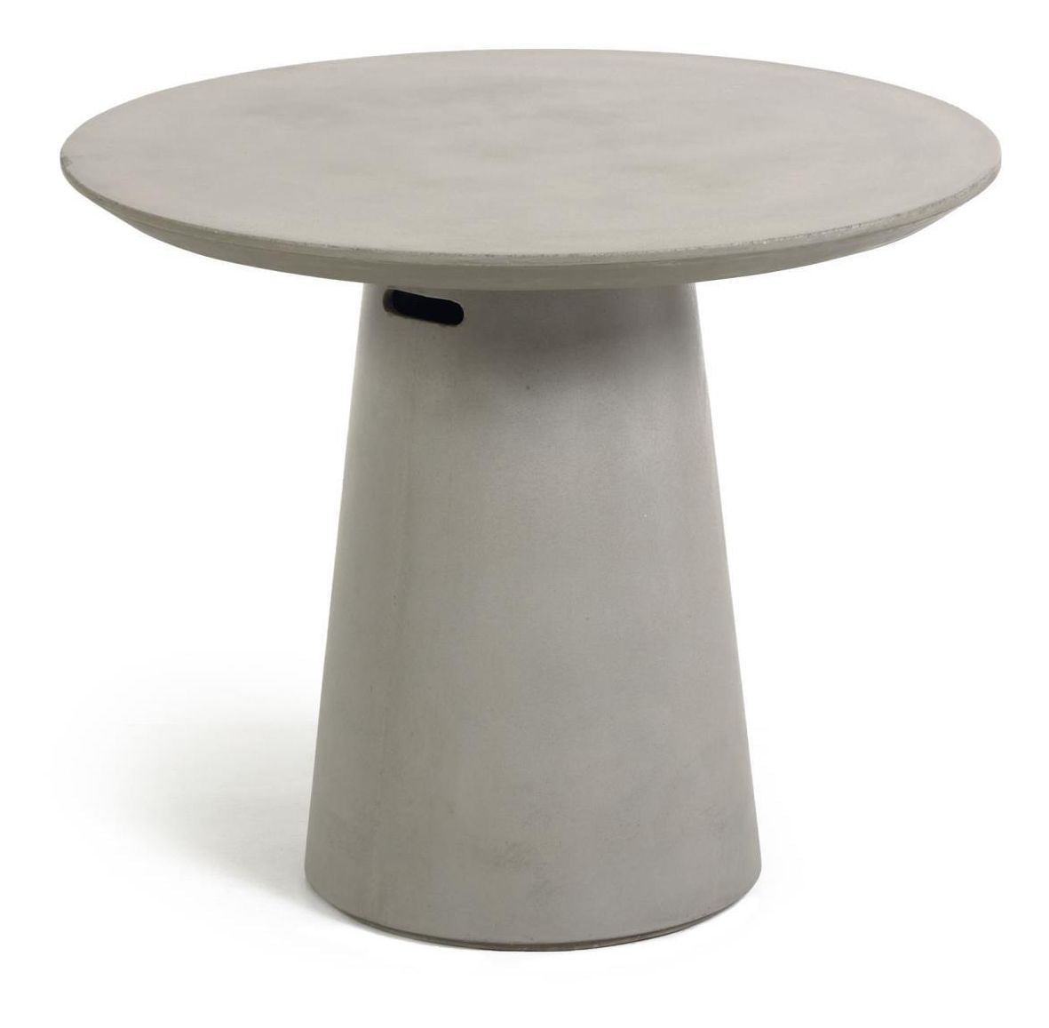 Itai Garden Table FiberCrete/Iron, Ø90