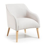 Lobby lounge stol m/armstöd beige