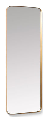 Marco Mirror With Gold Metal Frame, 150,5x55