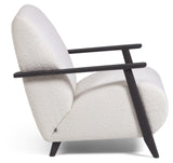 Meghan Lounge Chair, White Teddy