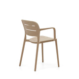 Morella Garden Chair, Beige Plastic