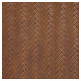 Natesa Bedboard - Solid Teak/Leather, 163x60