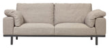 NOA 3-Pers. Soffa, beige med svarta ben